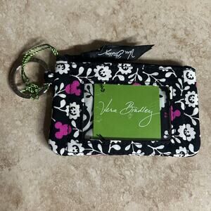 Vera Bradley ID Card Coin Pouch in "Mickey Meets Birdie" Pattern